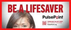 Save a life! Download the free PulsePoint Respond mobile app to be notified of cardiac arrest emergencies near you.